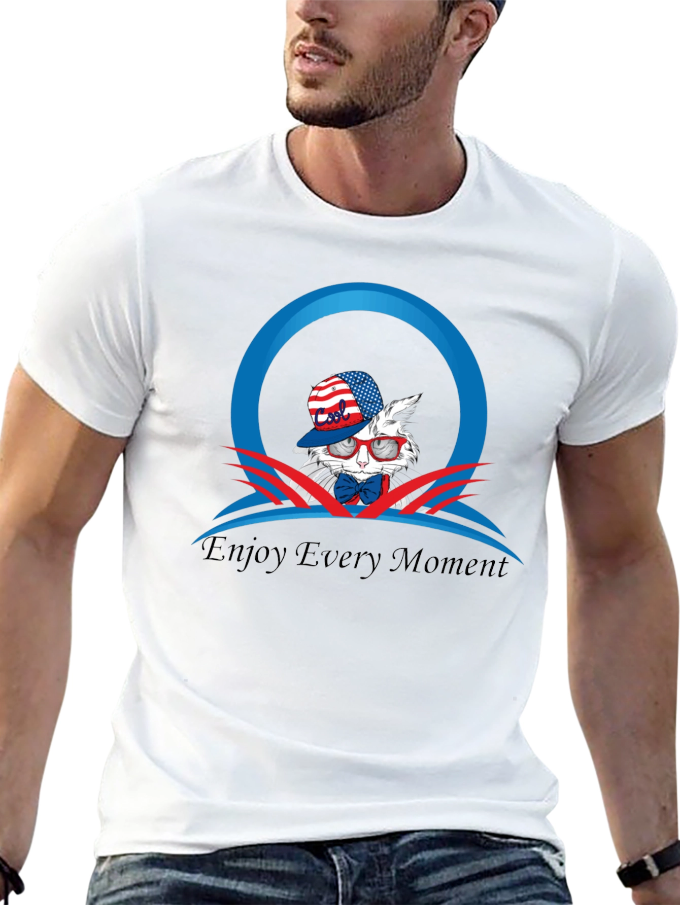 Patriotic Rabbit Graphic Tee