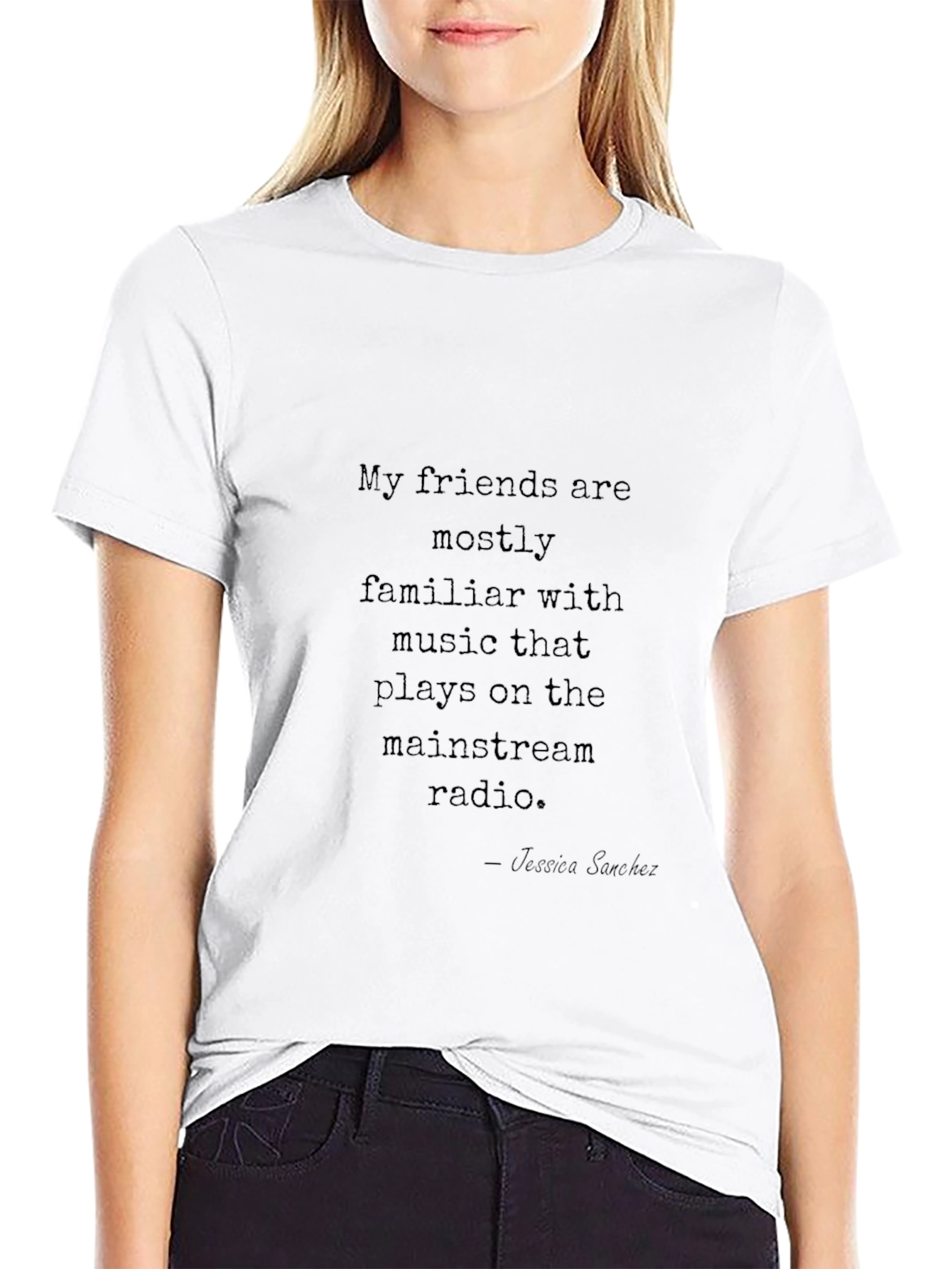 Music Quote T-Shirt - Jessica Sanchez