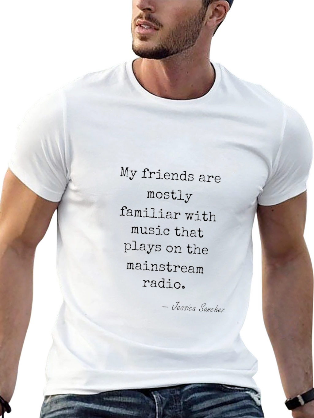 Music Quote T-Shirt - Jessica Sanchez