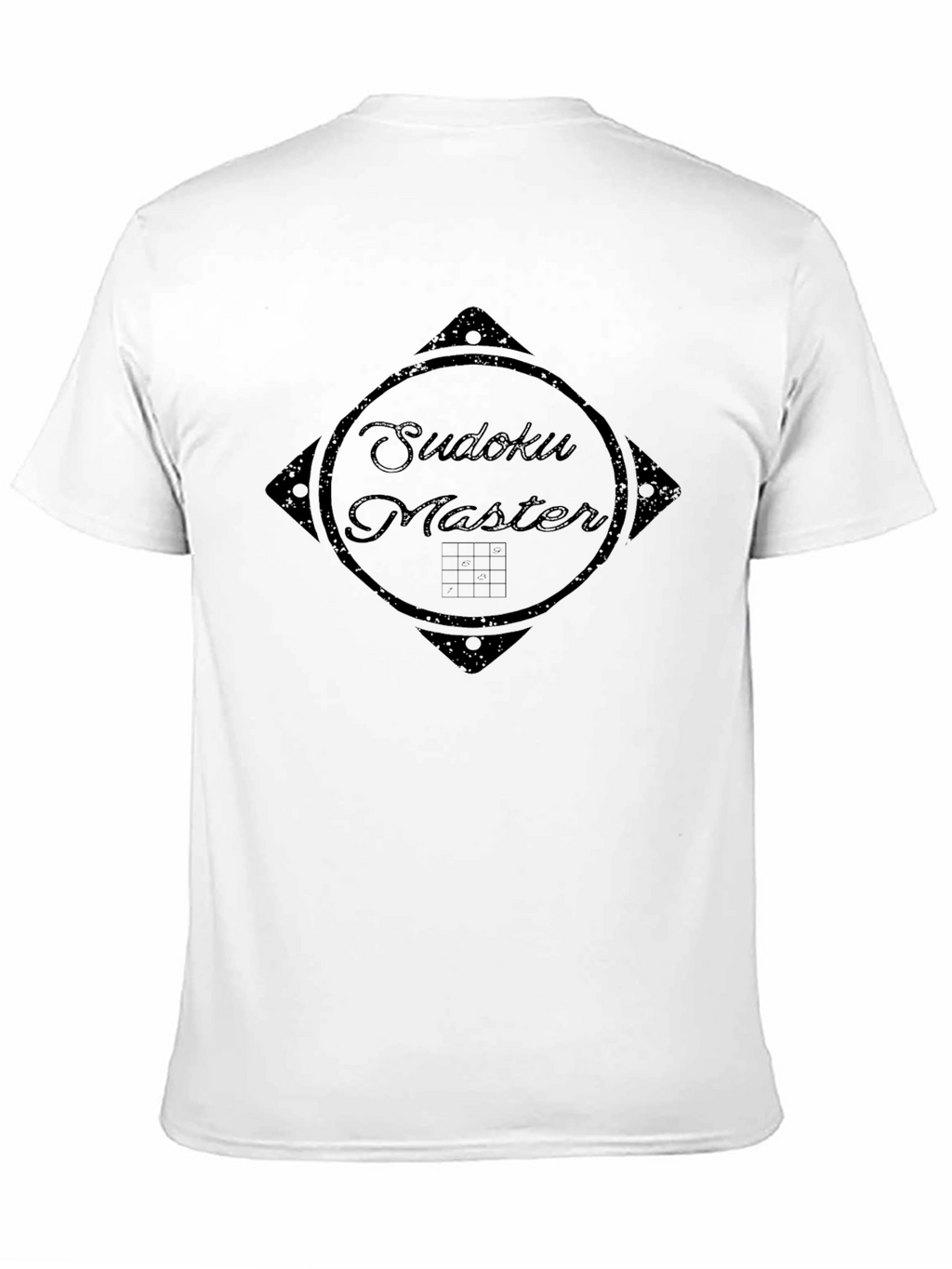 Sudoku Master Black T-Shirt - Brain Game Lover