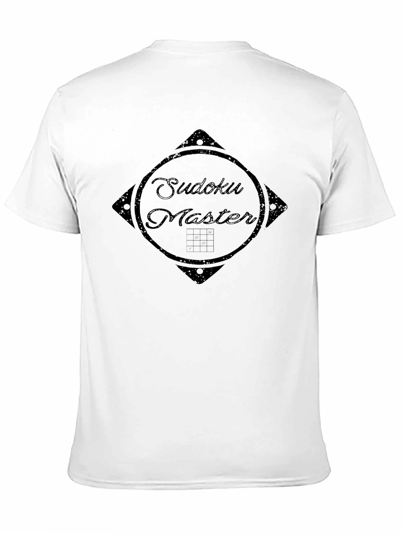Sudoku Master Black T-Shirt - Brain Game Lover
