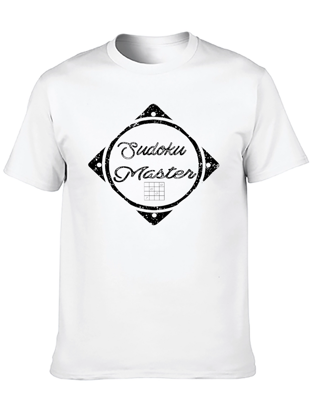 Sudoku Master Black T-Shirt - Brain Game Lover