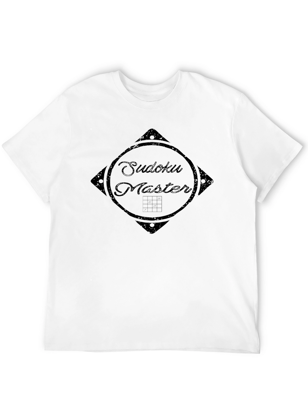 Sudoku Master Black T-Shirt - Brain Game Lover
