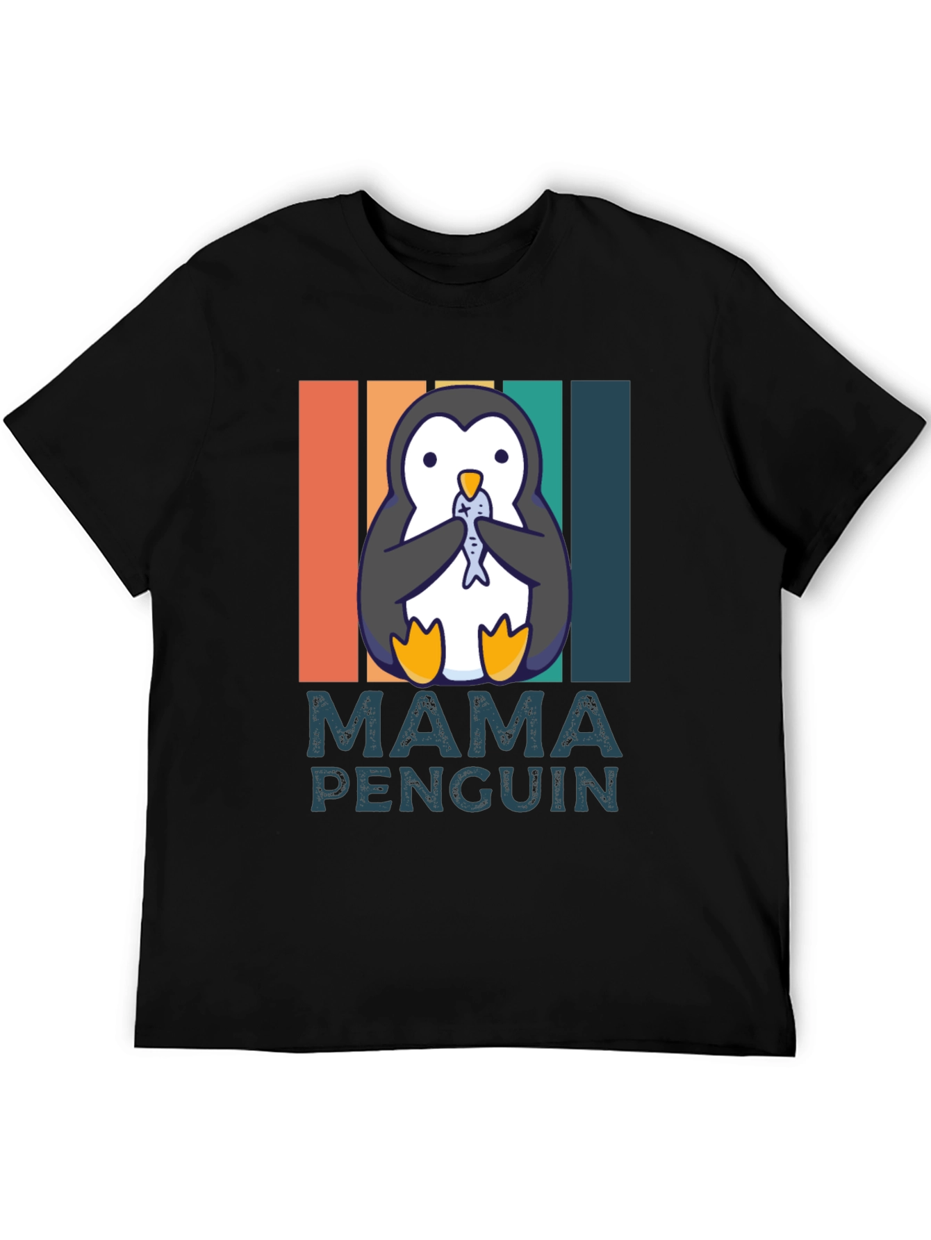 Mama Penguin T-Shirt - Cute Animal Graphic Tee