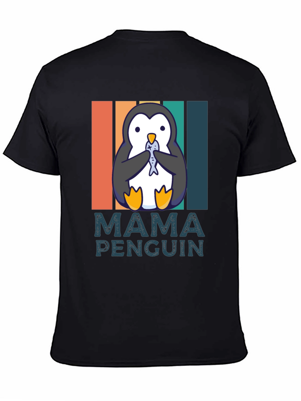 Mama Penguin T-Shirt - Cute Animal Graphic Tee