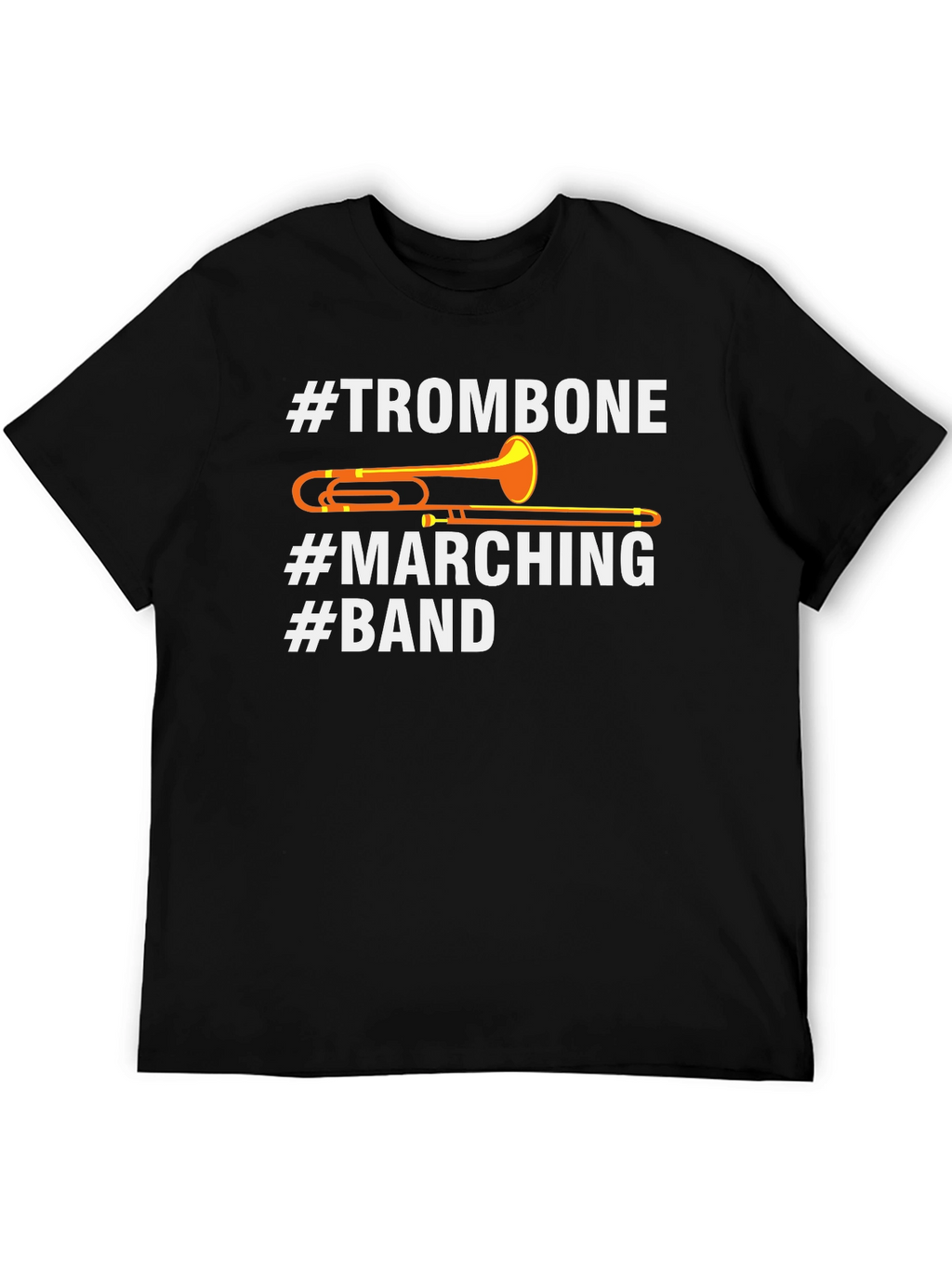 Trombone Marching Band Graphic T-Shirt