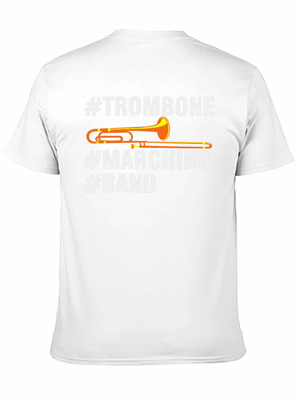 Trombone Marching Band Graphic T-Shirt