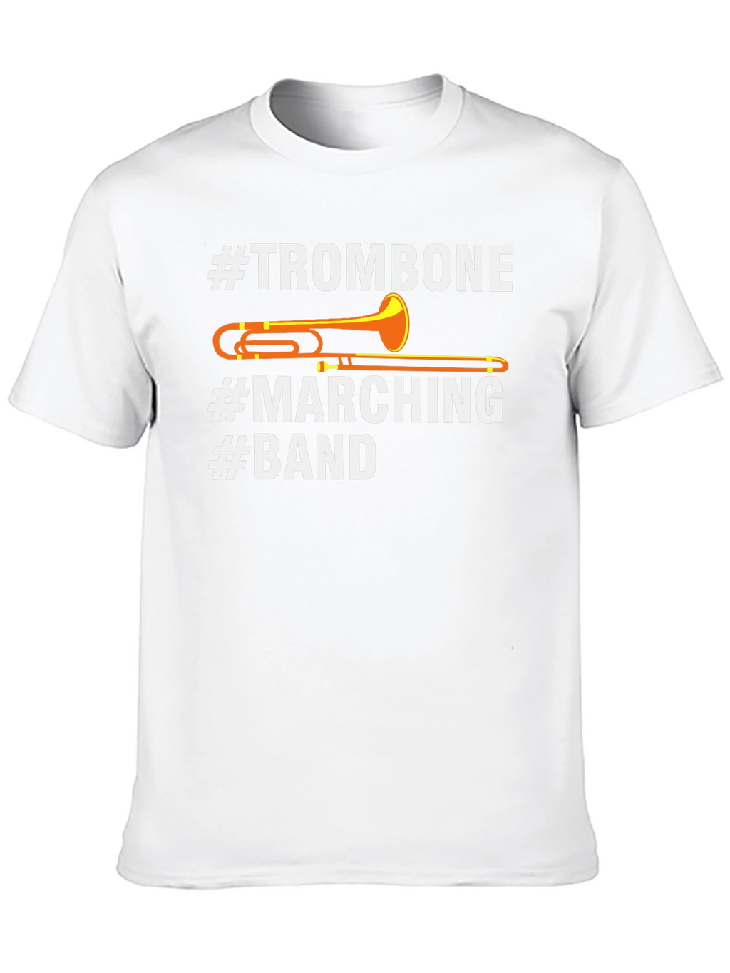 Trombone Marching Band Graphic T-Shirt
