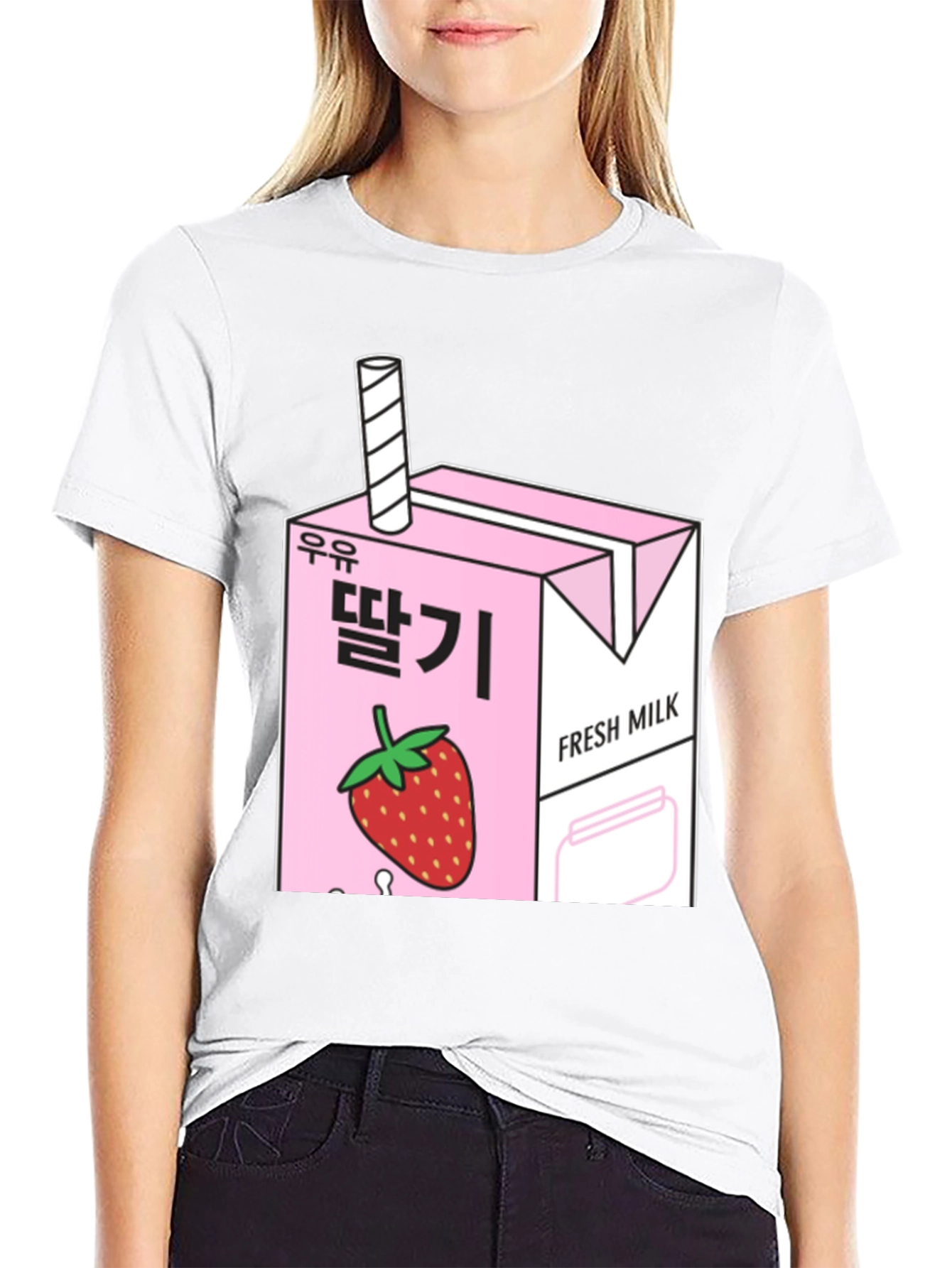Strawberry Milk Carton Graphic Tee