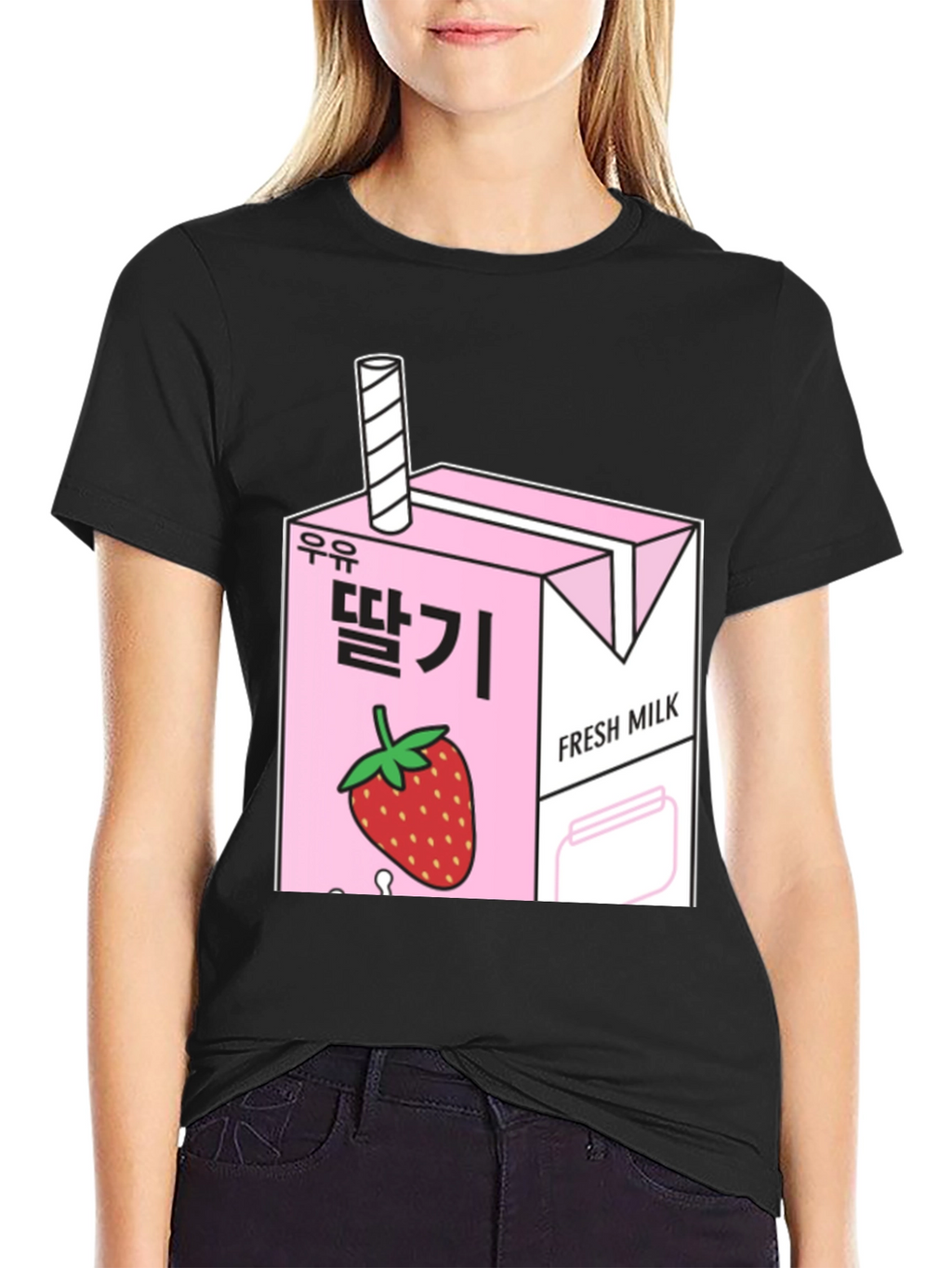 Strawberry Milk Carton Graphic Tee