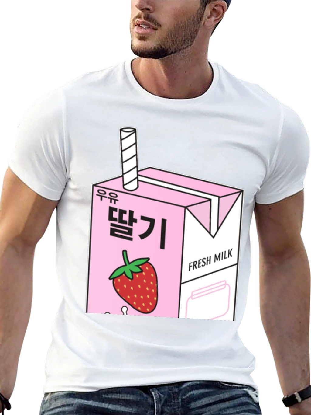 Strawberry Milk Carton Graphic Tee