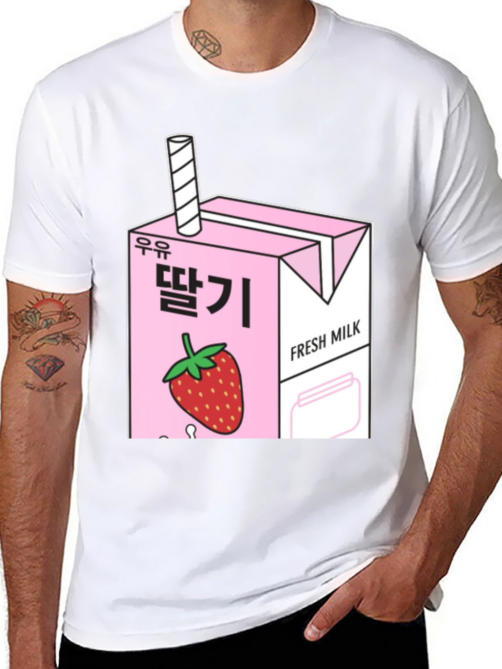 Strawberry Milk Carton Graphic Tee