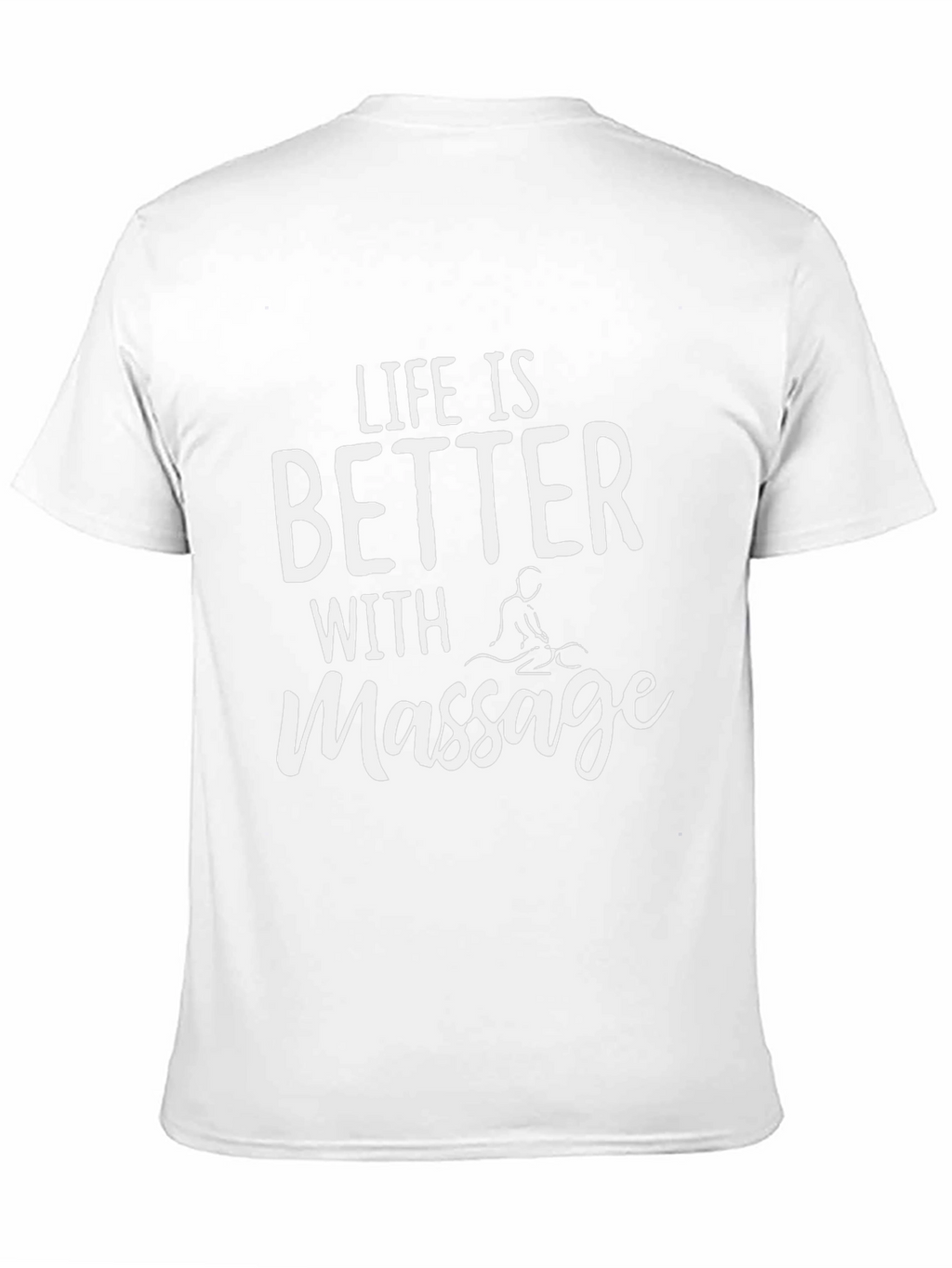 Life is Better with Massage T-Shirt - Black