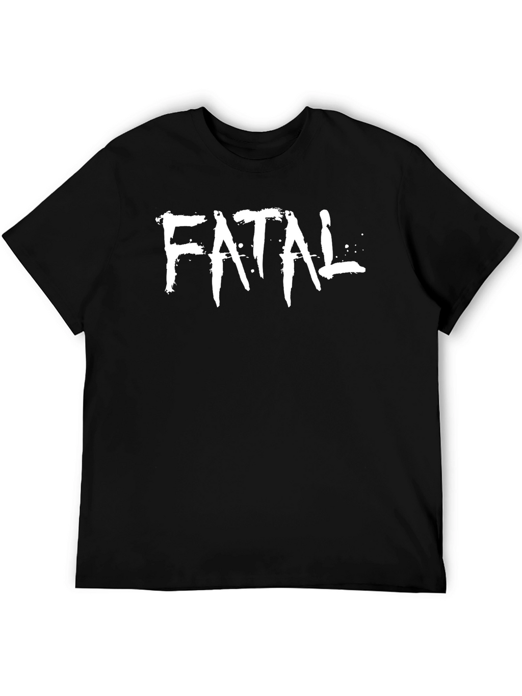 Fatal Graphic Print Black T-Shirt