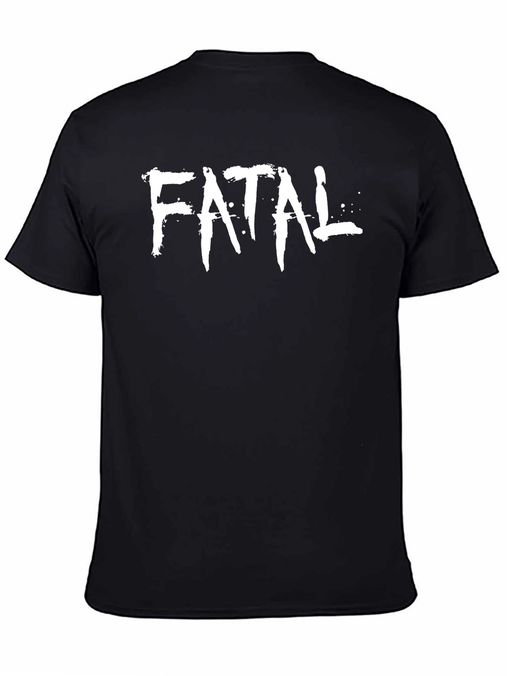 Fatal Graphic Print Black T-Shirt