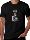 Snake Graphic Tee - Mens Black T-Shirt
