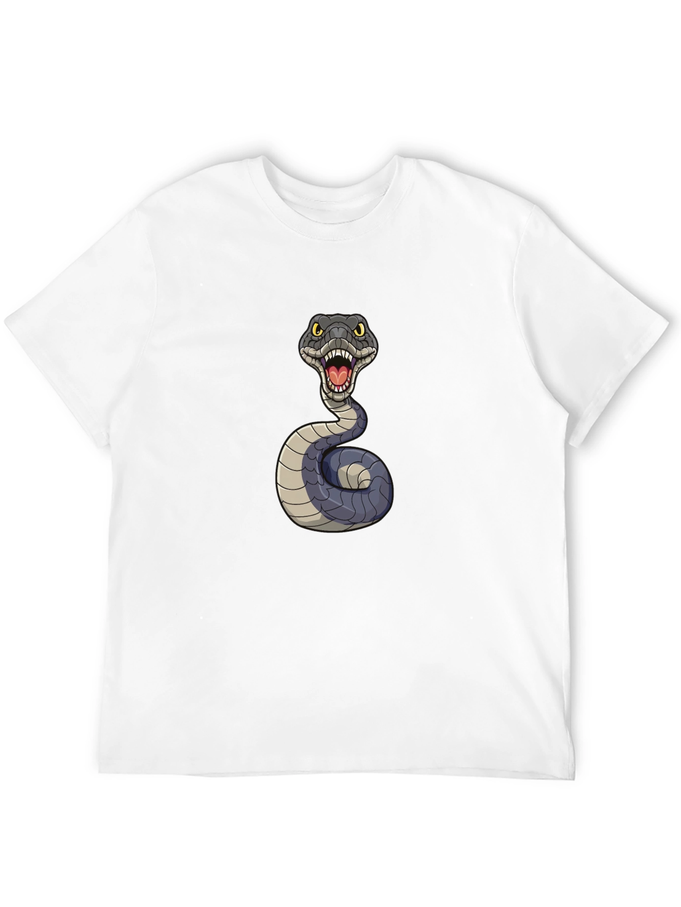Snake Graphic Tee - Mens Black T-Shirt
