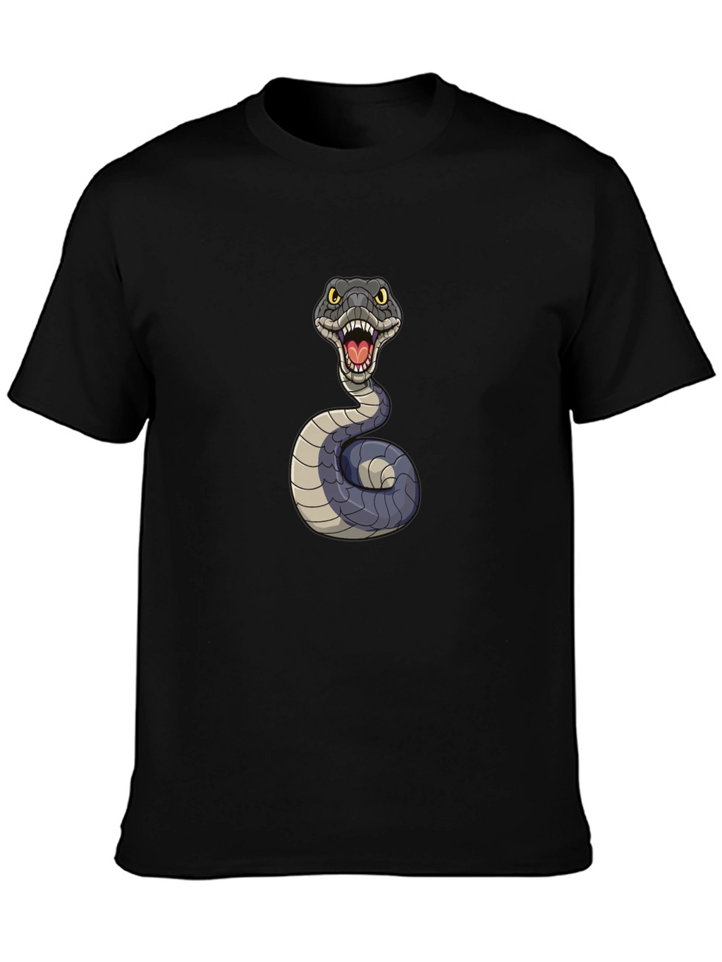 Snake Graphic Tee - Mens Black T-Shirt