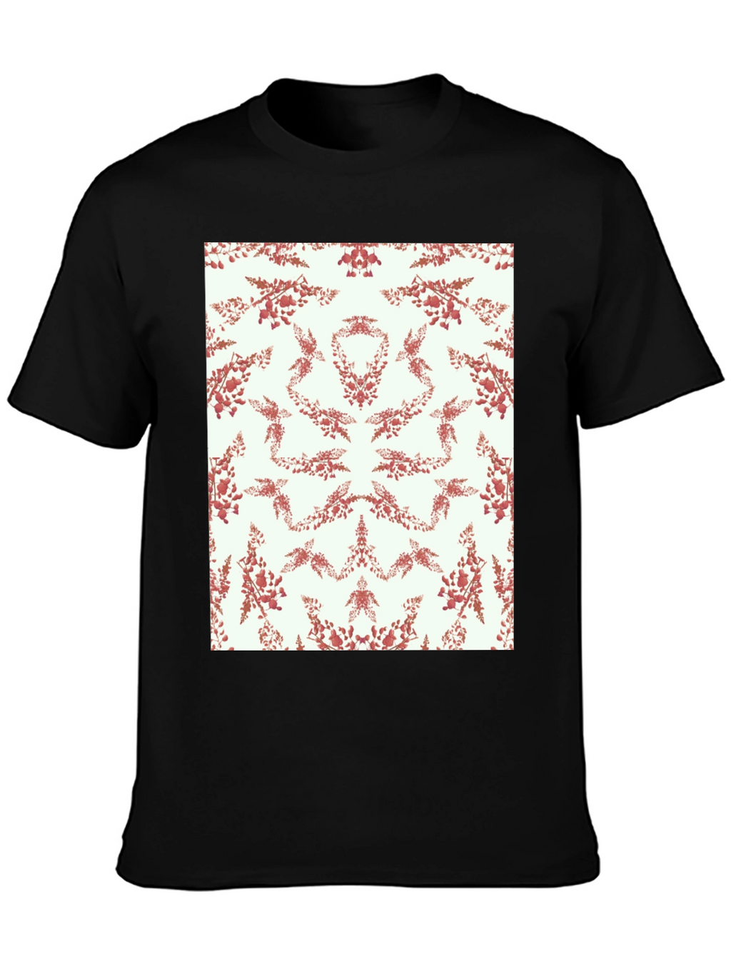 Artistic Floral Pattern T-Shirt