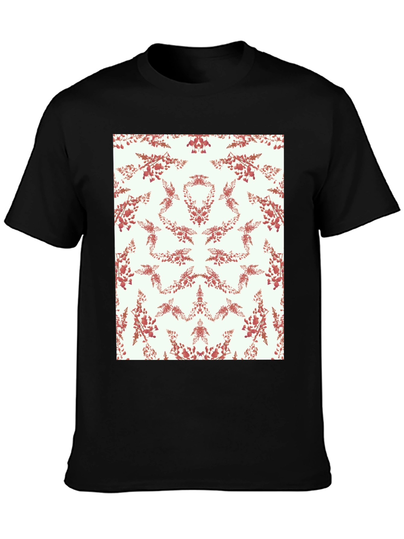 Artistic Floral Pattern T-Shirt