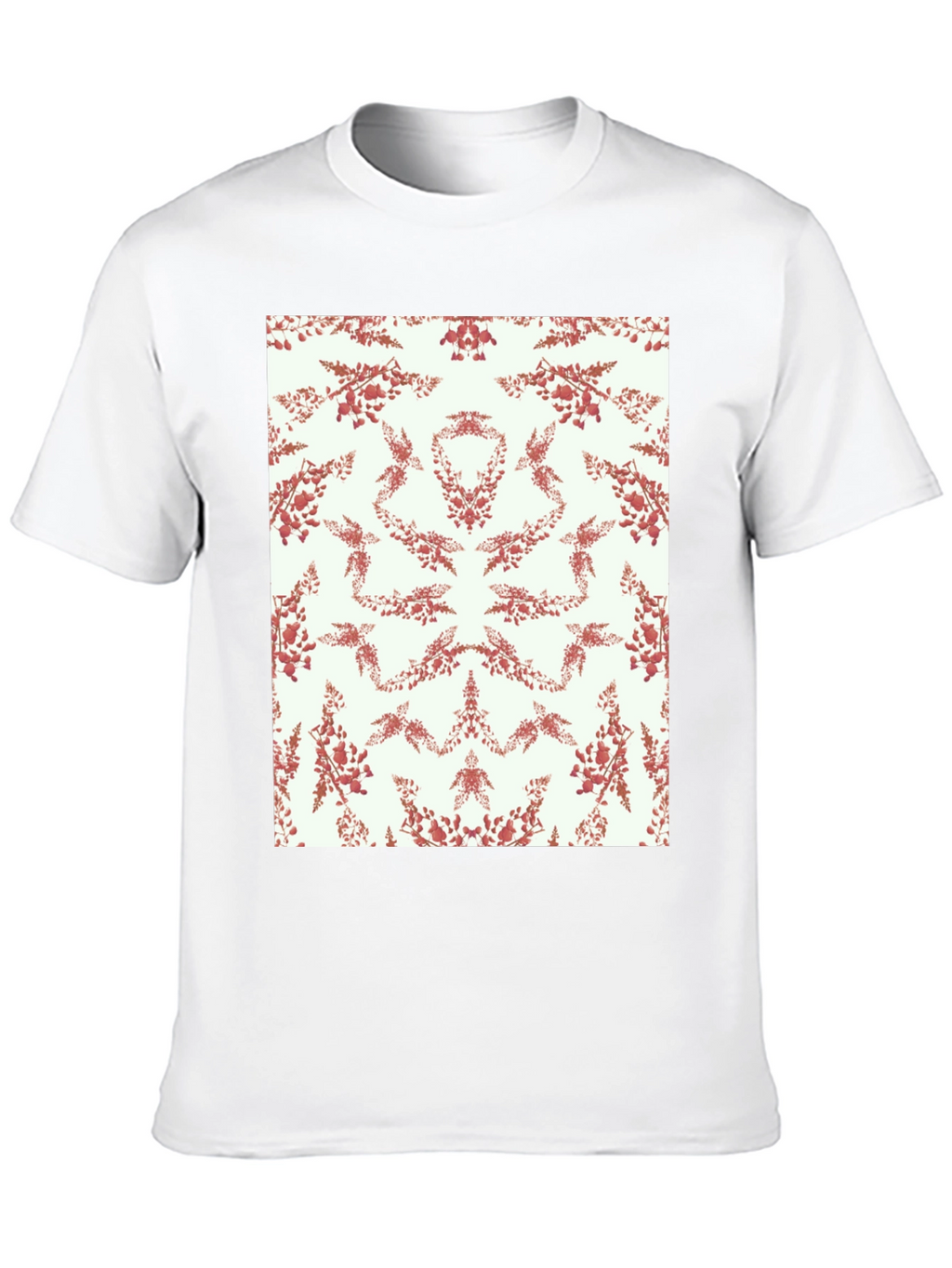 Artistic Floral Pattern T-Shirt