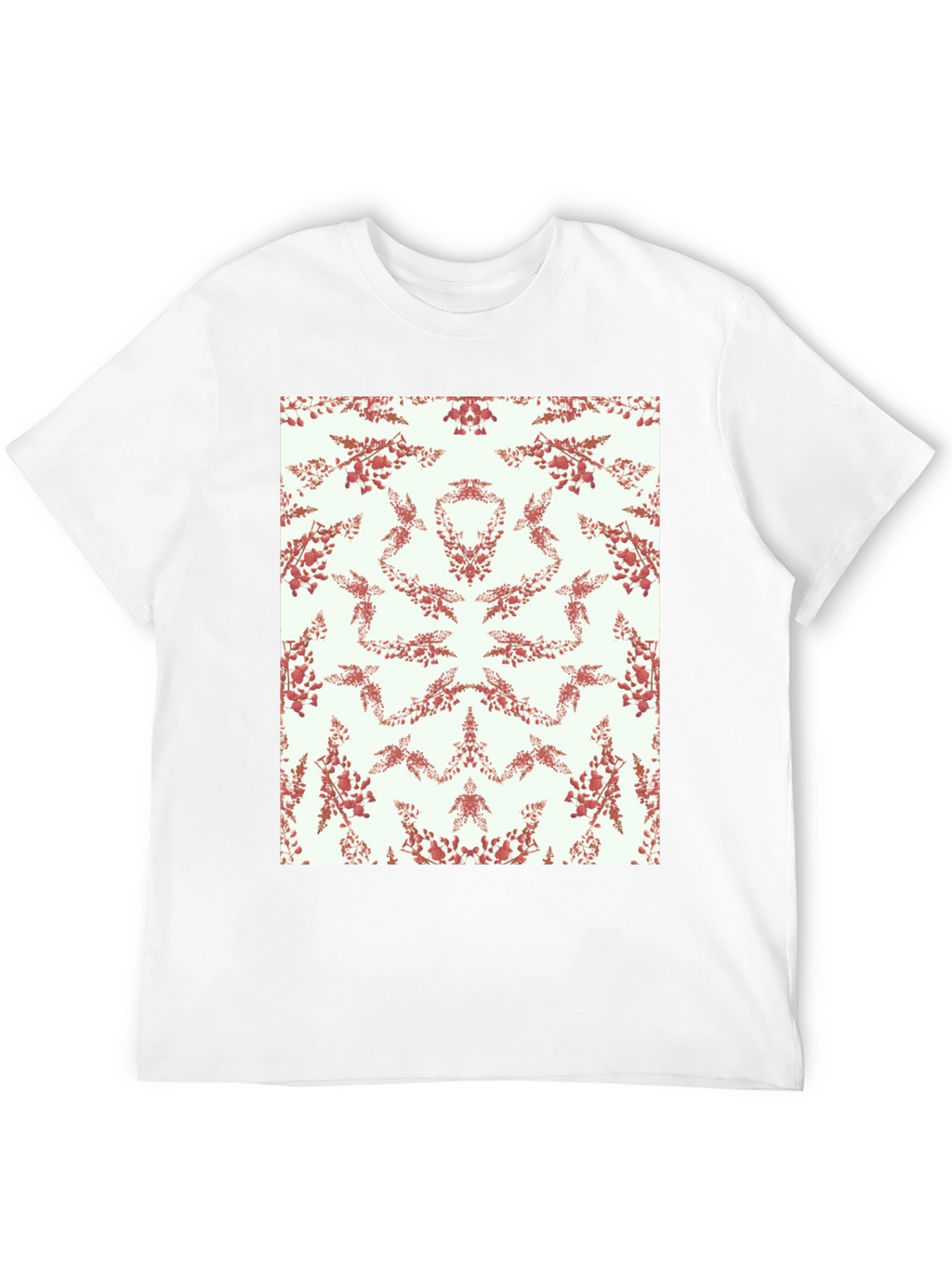 Artistic Floral Pattern T-Shirt