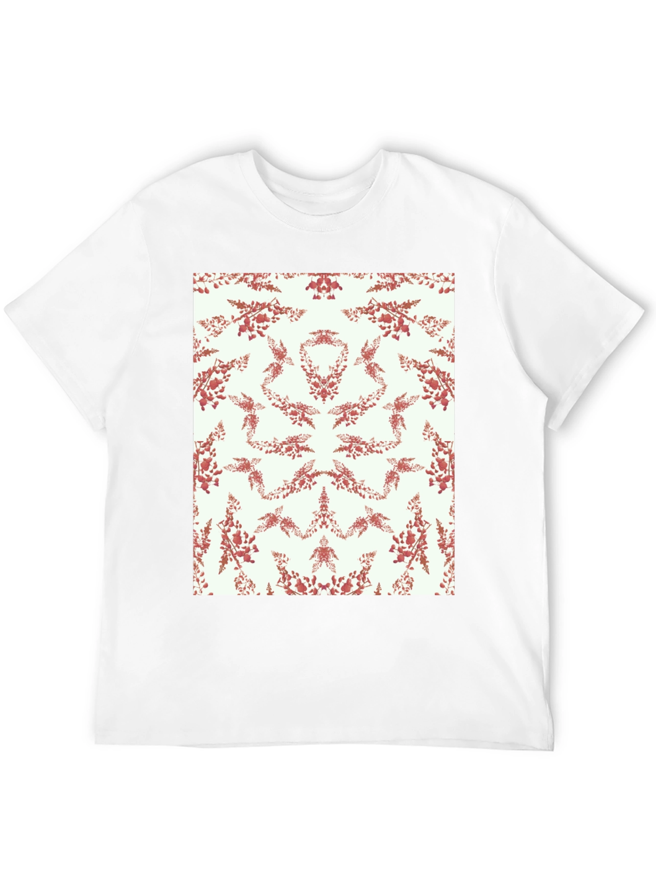 Artistic Floral Pattern T-Shirt