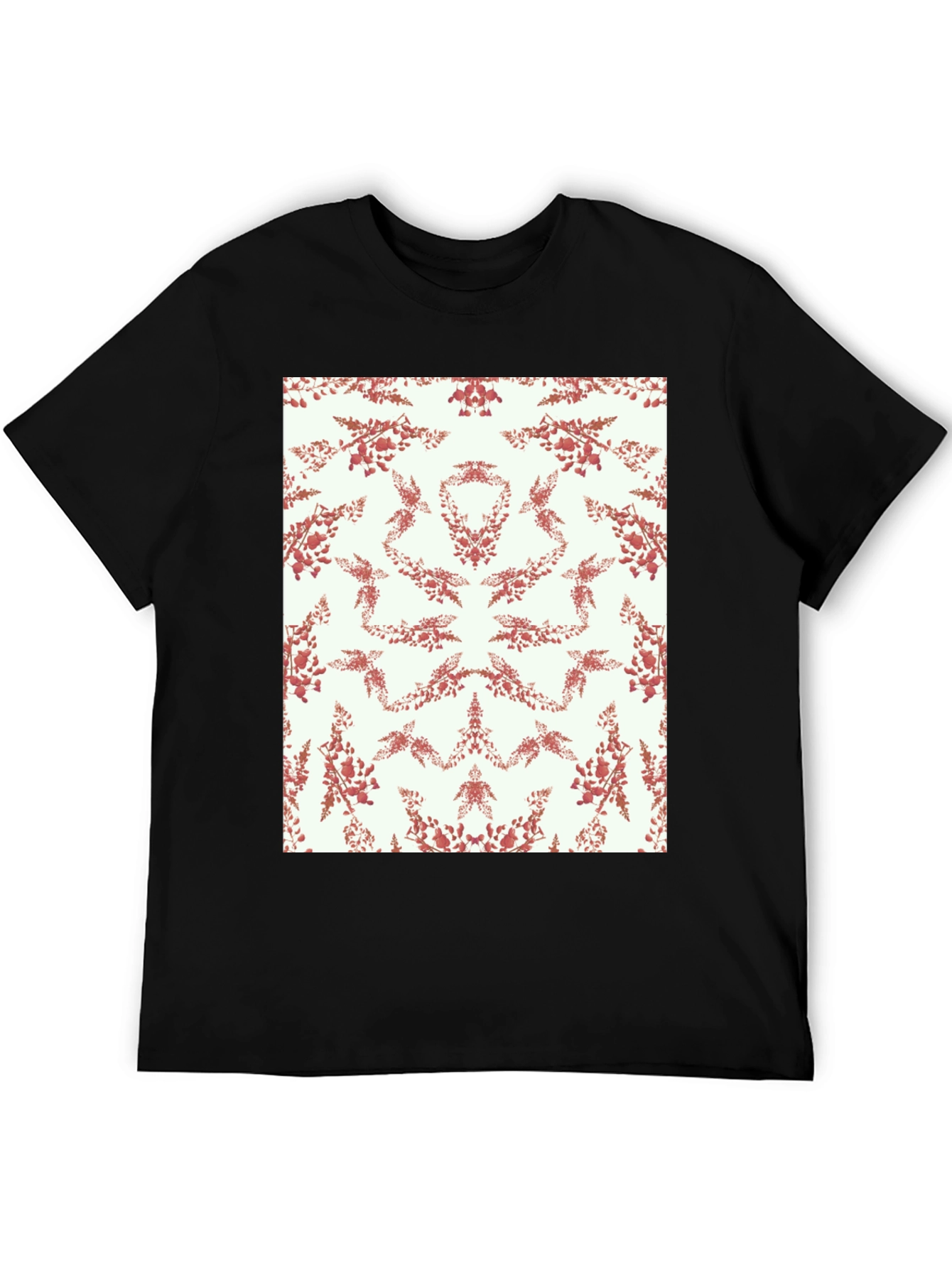 Artistic Floral Pattern T-Shirt