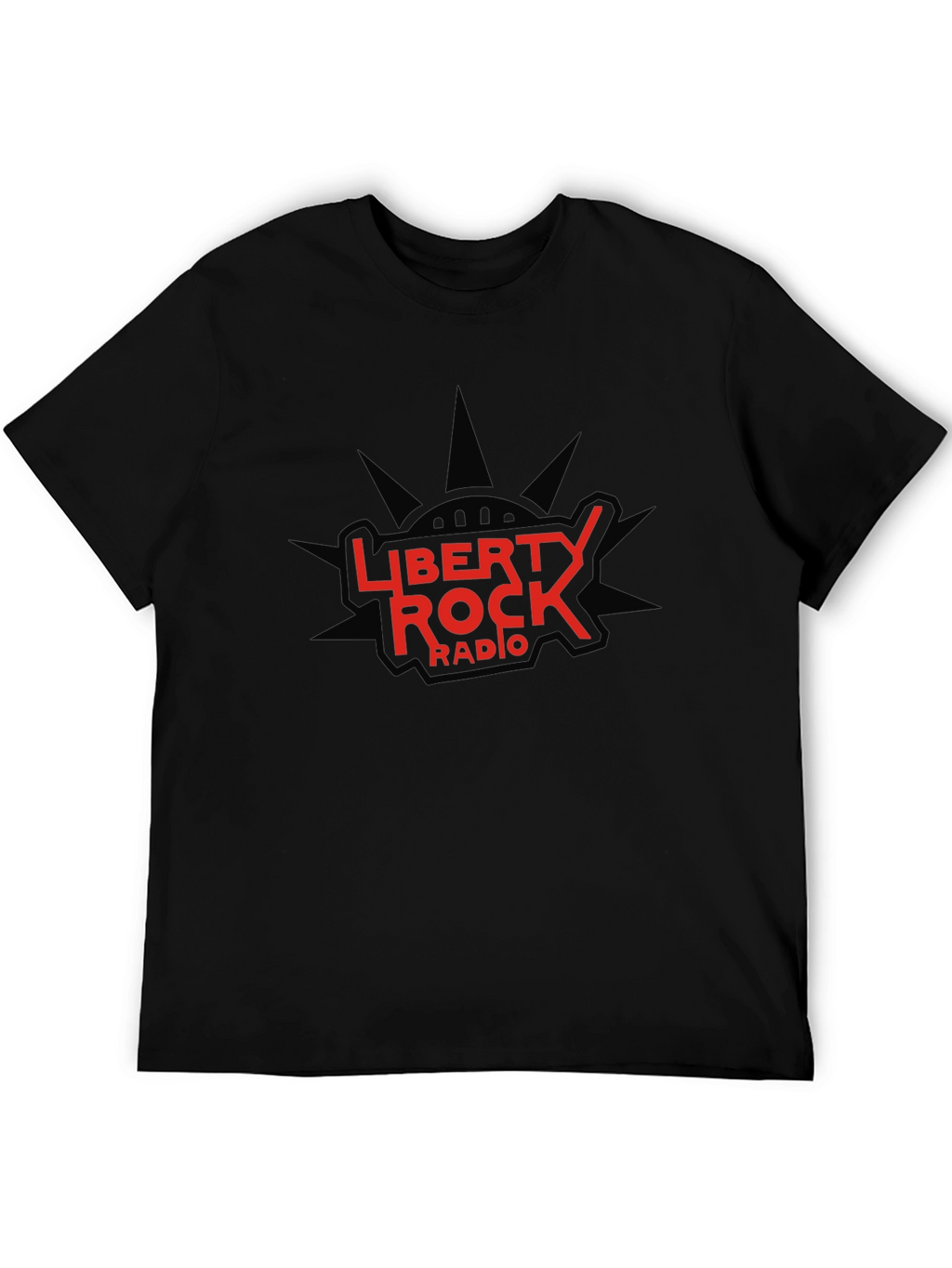 Liberty Rock Radio Graphic Tee - Black