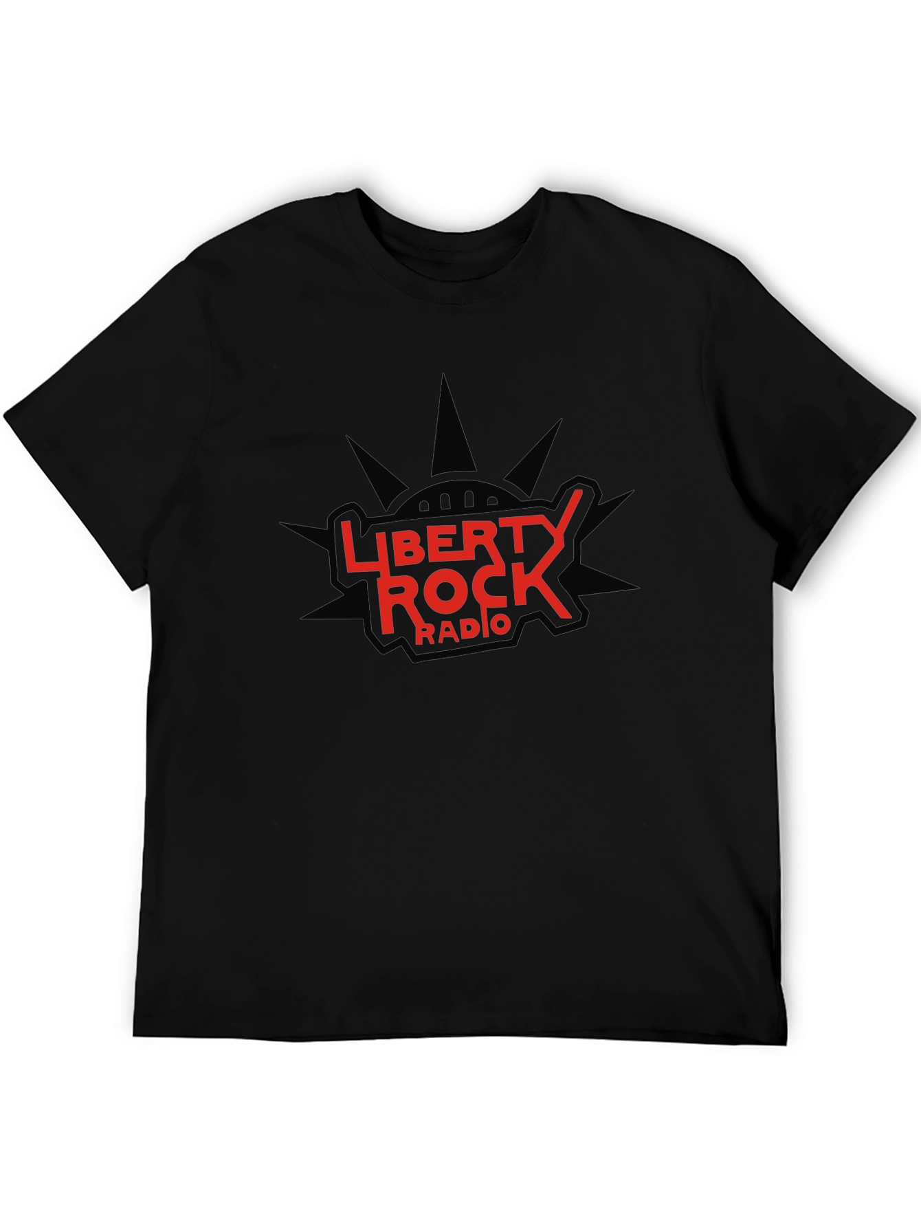 Liberty Rock Radio Graphic Tee - Black