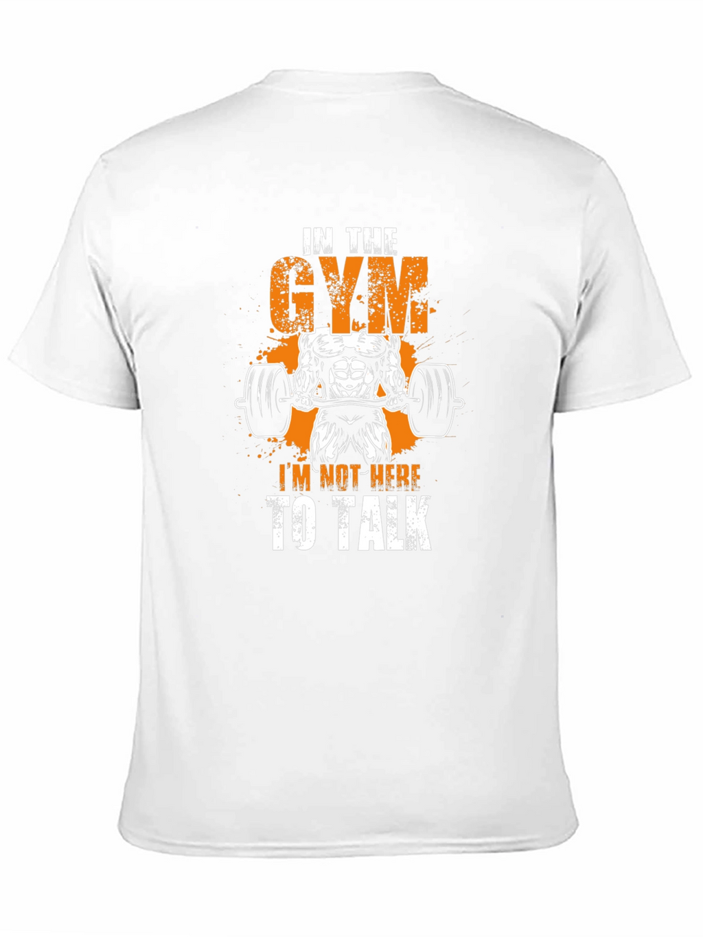 Gym Motivation T-Shirt - Im Not Here to Talk
