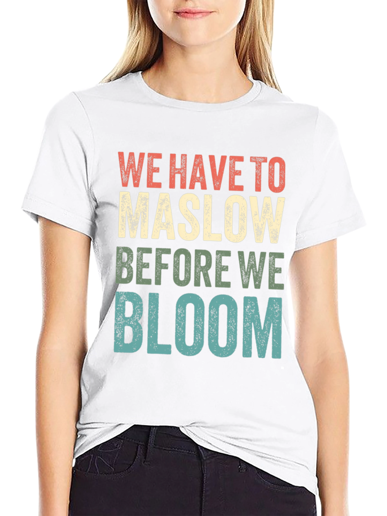 Maslow Before Bloom Graphic T-Shirt
