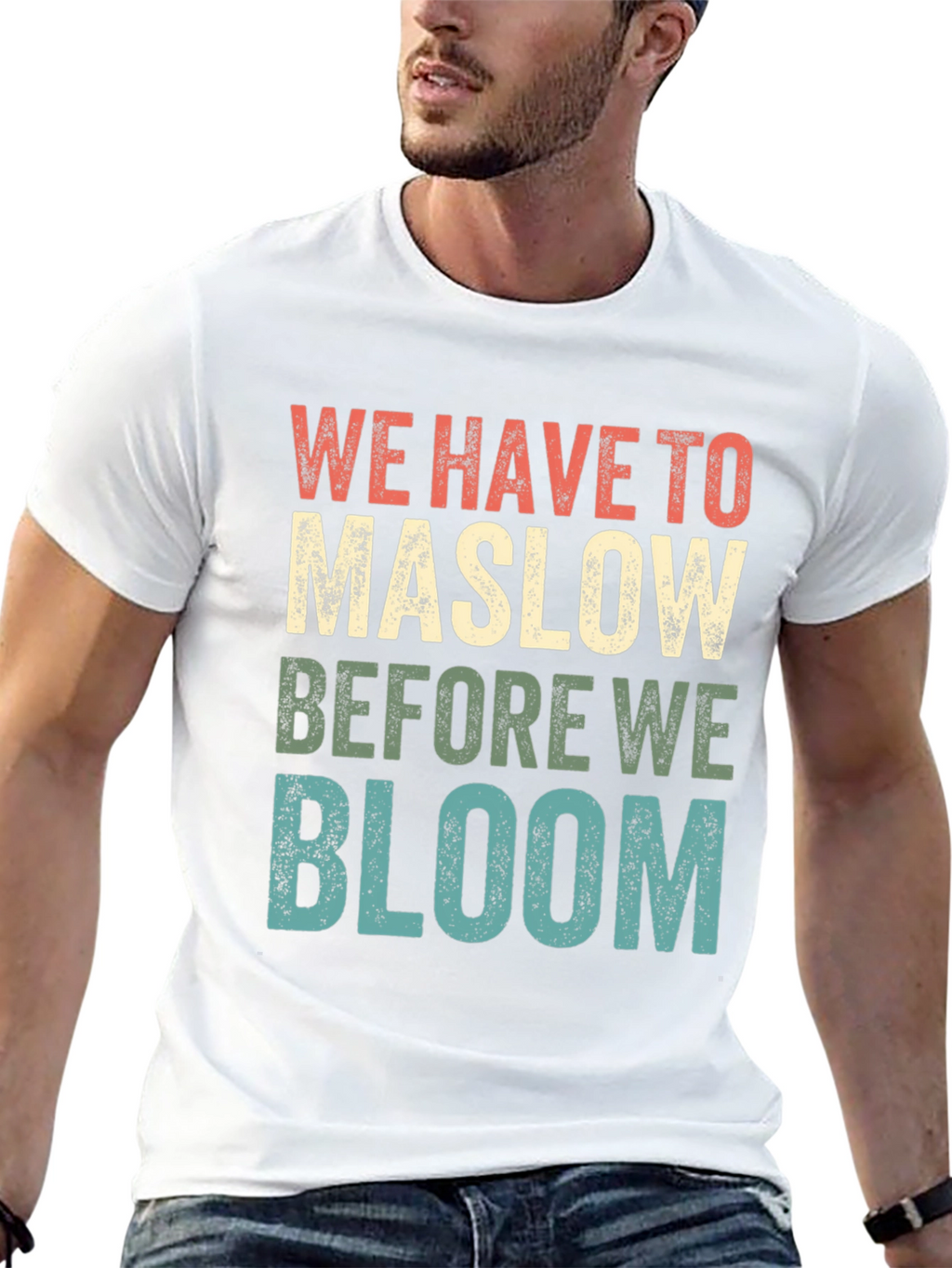 Maslow Before Bloom Graphic T-Shirt