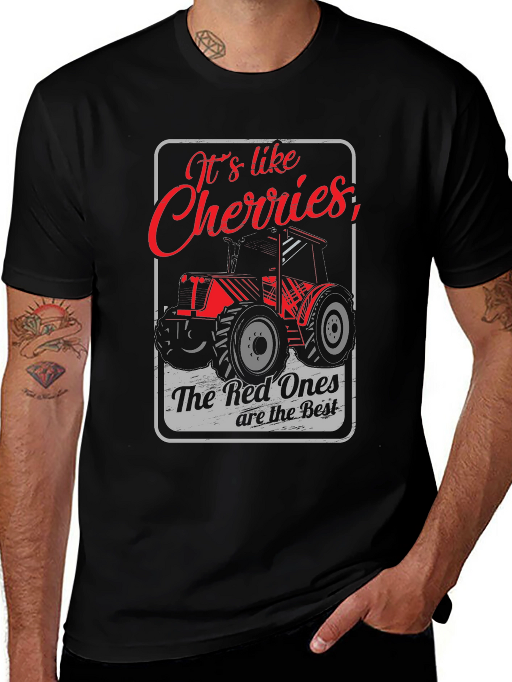 Red Tractor Cherry T-Shirt