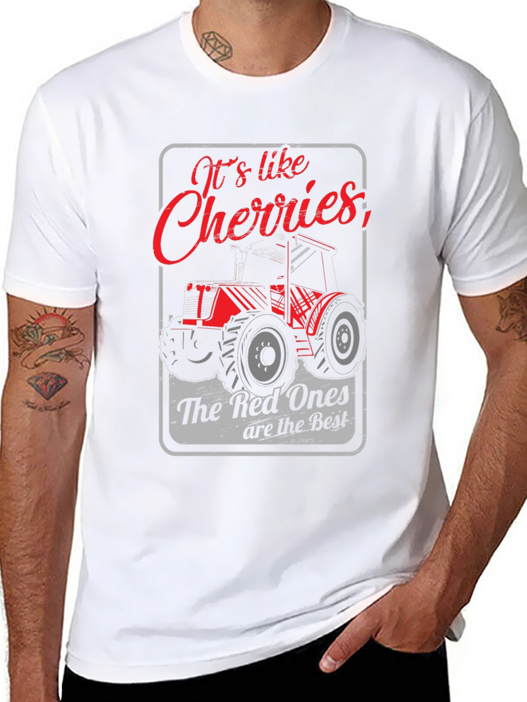 Red Tractor Cherry T-Shirt