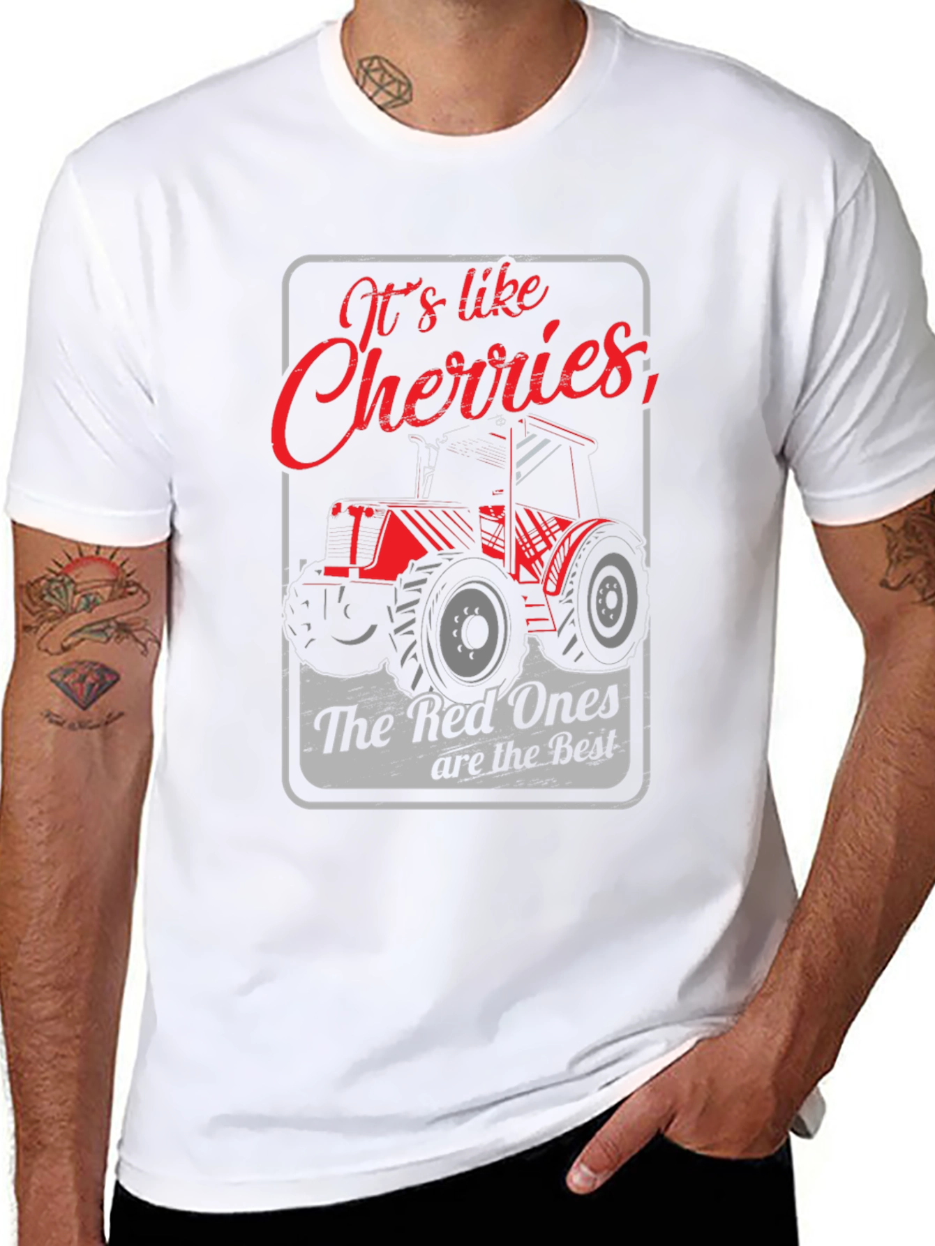 Red Tractor Cherry T-Shirt