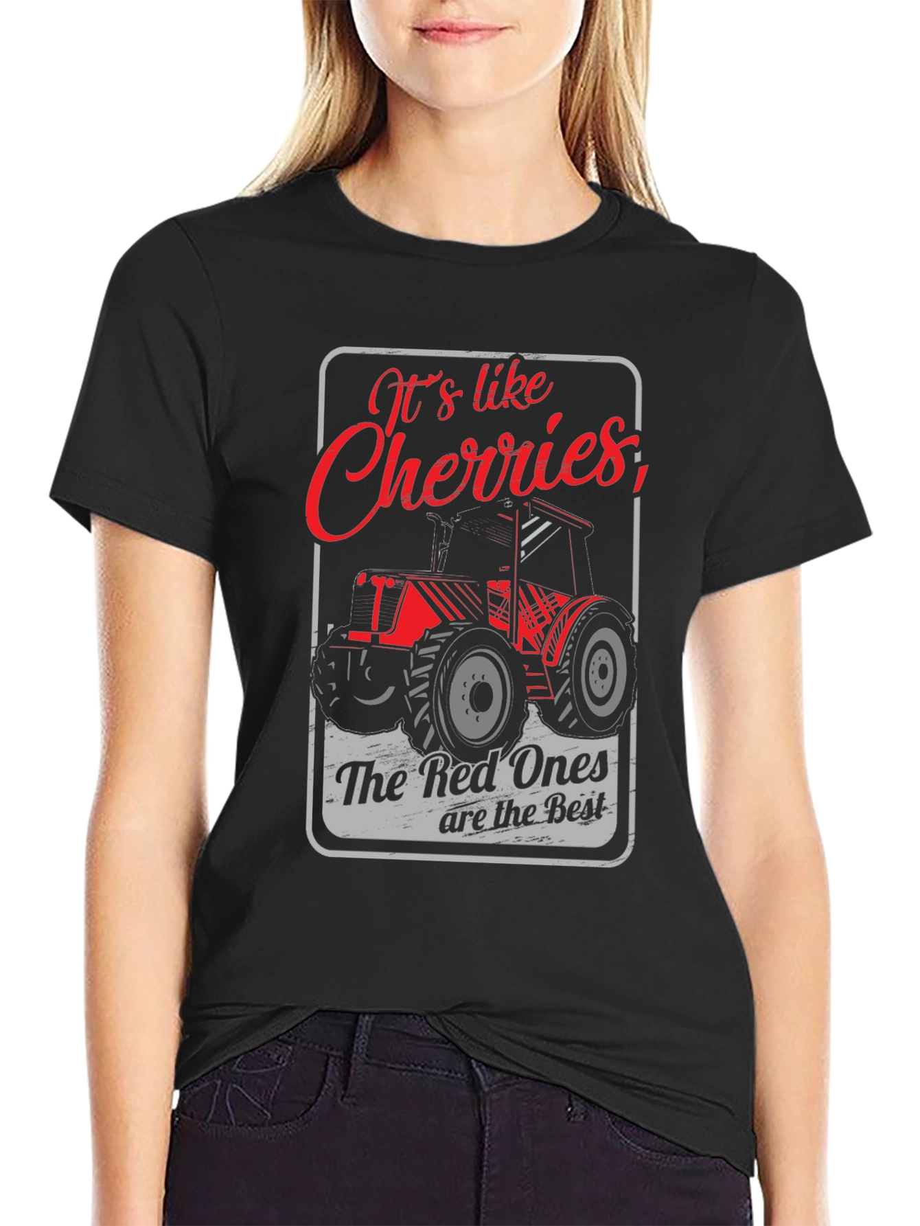 Red Tractor Cherry T-Shirt