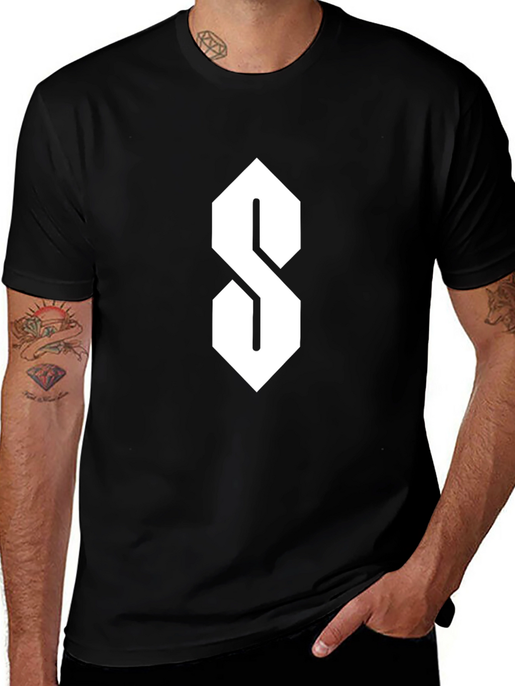 Retro S Graphic Tee - Classic Cool