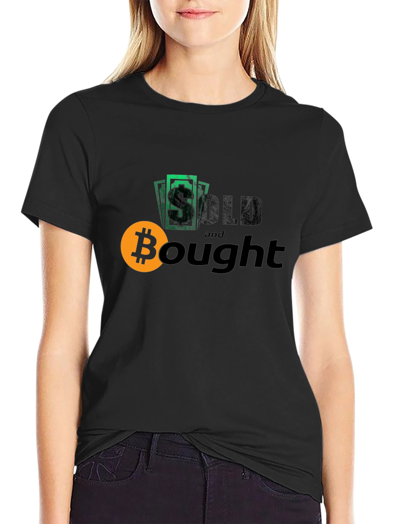 Sold and Bought Crypto Tee