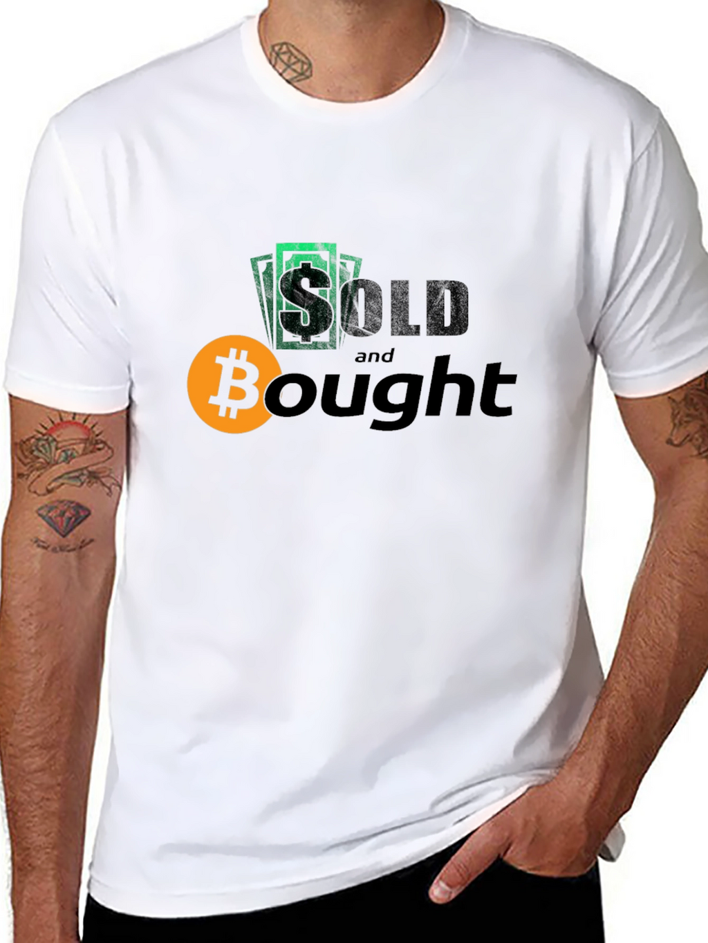 Sold and Bought Crypto Tee