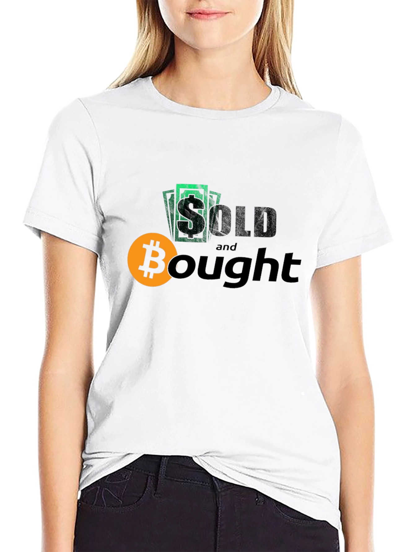 Sold and Bought Crypto Tee