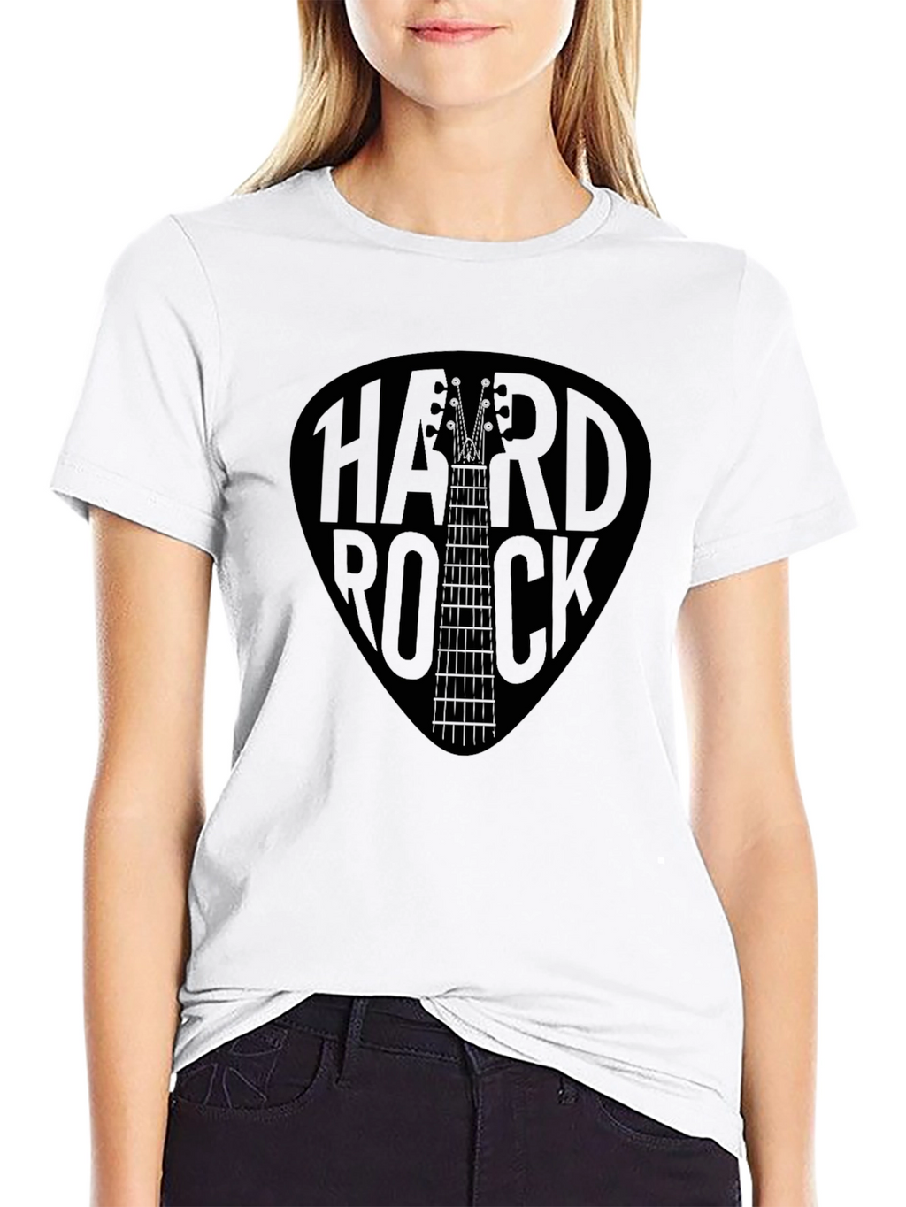 Hard Rock Guitar Pick T-Shirt - Black