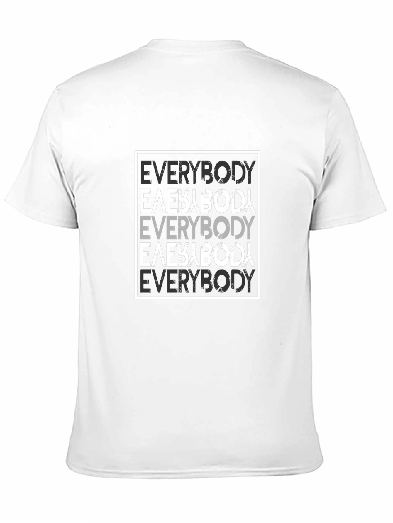 Everybody Design Black Cotton T-Shirt