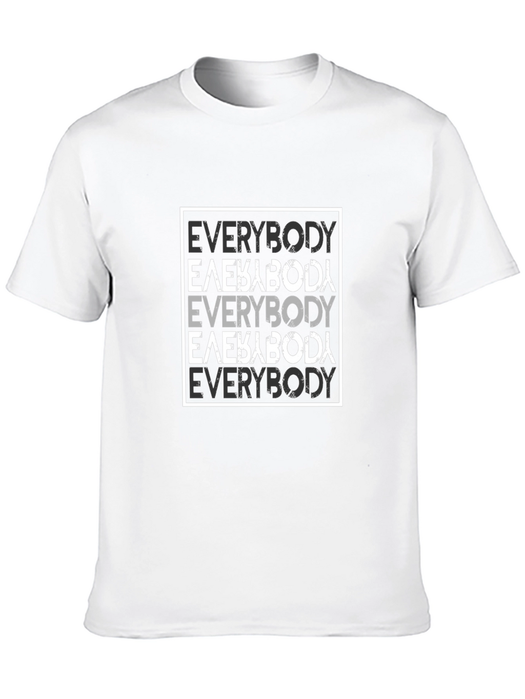 Everybody Design Black Cotton T-Shirt
