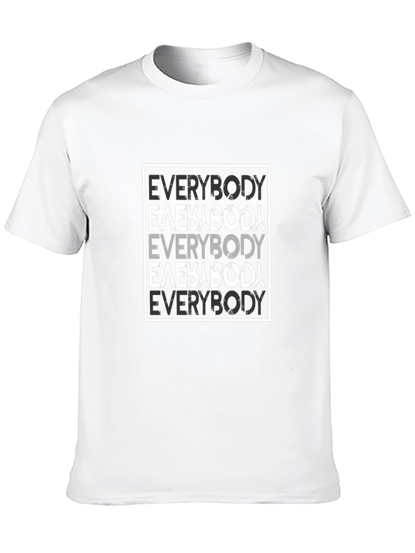 Everybody Design Black Cotton T-Shirt