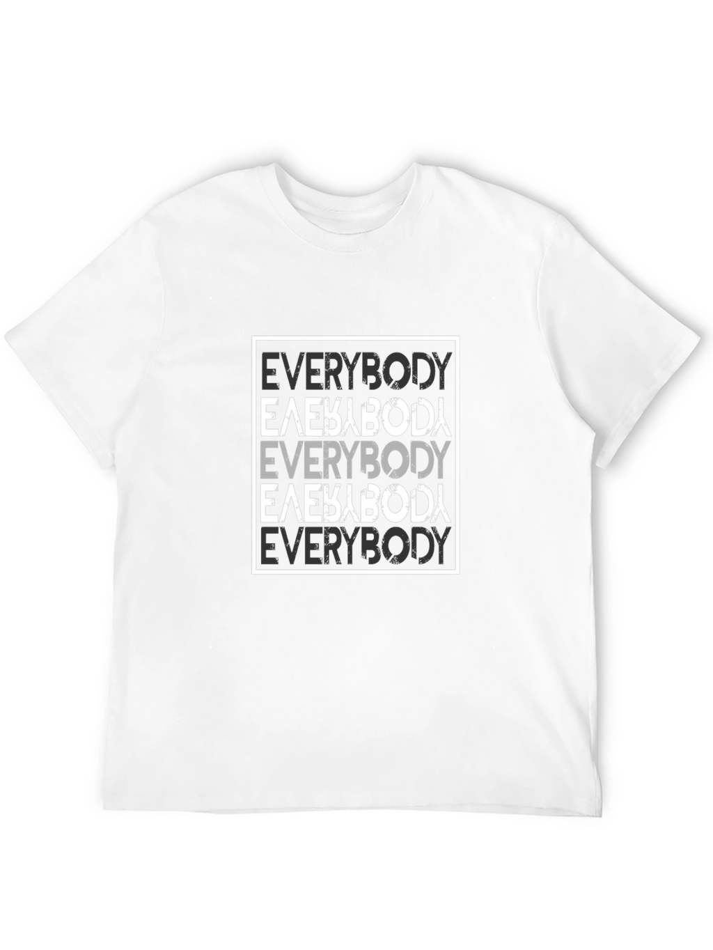 Everybody Design Black Cotton T-Shirt