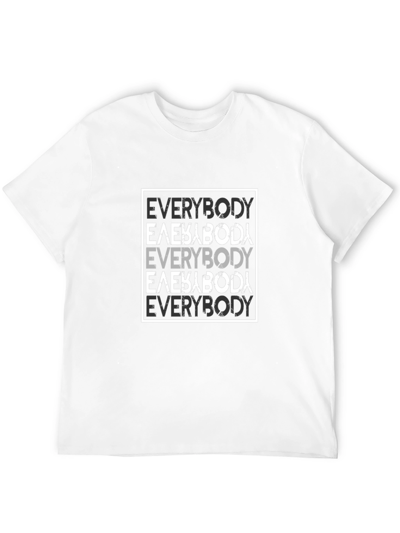 Everybody Design Black Cotton T-Shirt