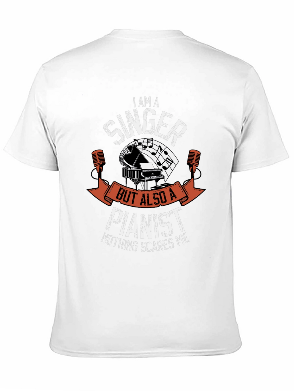 Singer Pianist T-Shirt - Music Lover Tee