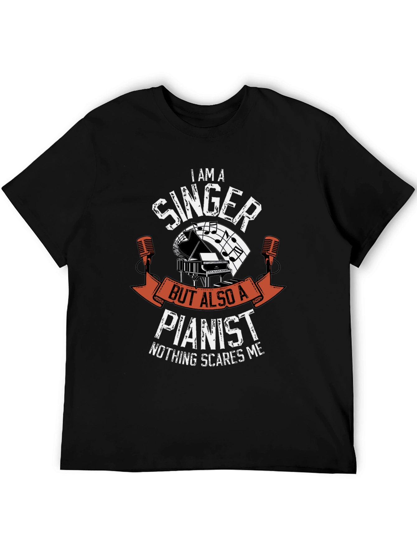 Singer Pianist T-Shirt - Music Lover Tee