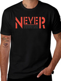 Never Underestimate Old Man Black Graphic Tee